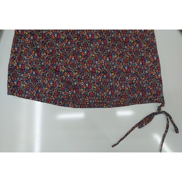 Lucky Brand Wild Life Print Long Sleeve V Neck Shirt Size Small - Picture 5 of 13